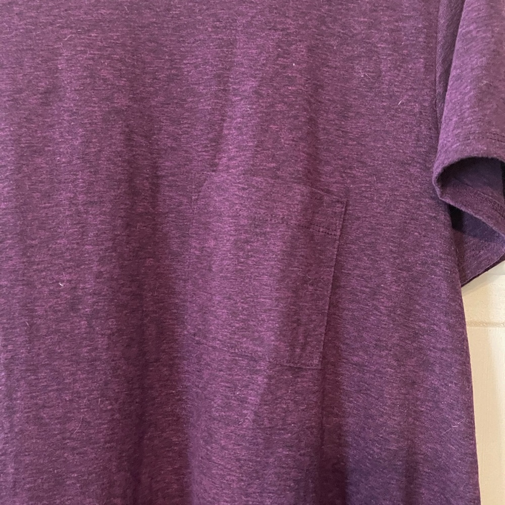 LuLaRoe Purple High-Low Dress - Picture 4 of 5